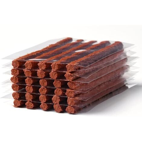 FLYDOSI 30 Pièces Bandes de Réparation de Pneu Réparation Pneu Voiture Réparation Pneu Tubeless Mèche Réparation Pneu