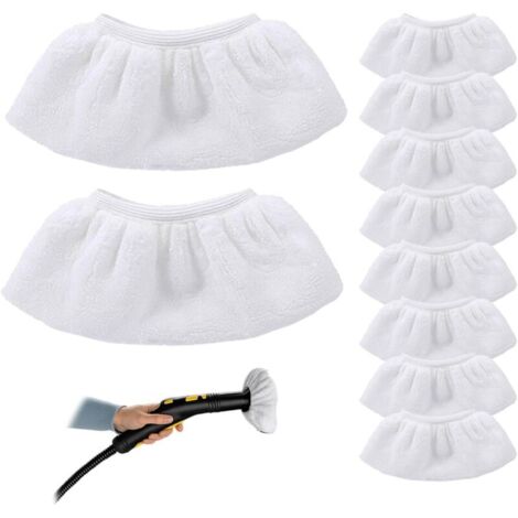 30 Pièces Bonnettes Microfibre Lingettes, Housses De Rechange Pour Nettoyeur Vapeur À Main, Accessoires Compatibles Avec Karcher SC1 SC2 SC3 SC4 SC5 SV7 Nettoyeur Vapeur