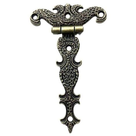 30 Pièces Charnière Rétro, Charnières Décoratives en Bronze Rétro Avec Vis de Montage, Convient à la Réparation de Décoration de Boîte à Outils de Meuble d'Armoire