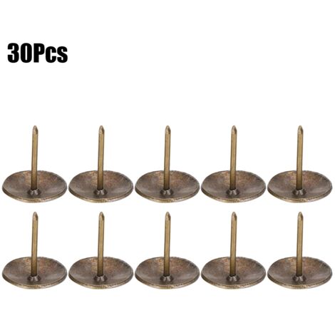 30 pièces clous de rembourrage motif écaille pour décoration canapé DIY accessoires vêtements fer 19mm