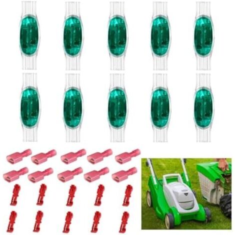 30 Pièces Connecteurs de Câbles pour Robot Tondeuse Câble Remplis des Résines, Raccords Gel Jardin Extérieur Automower, jardin, extérieur -