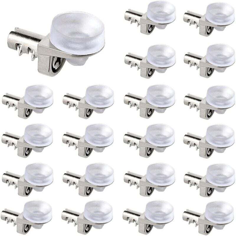 30 Pièces Cremaillere Etagere,Taquets Pour étagères Chevilles d'étagère de Placard