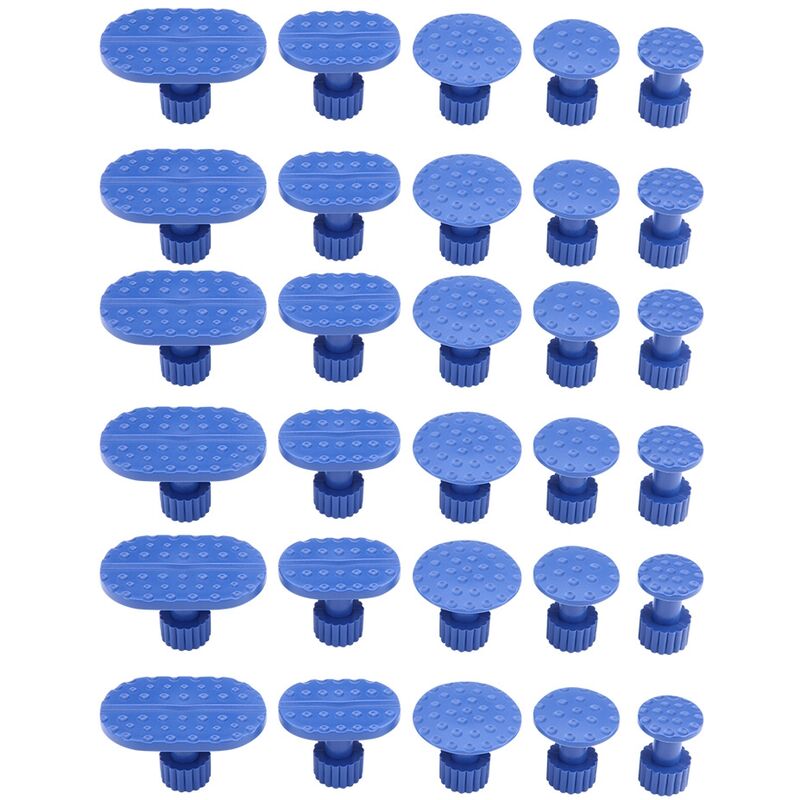 Kit de Réparation de Dent de Voiture, Ensemble de Ventouses Bleues de 30 Pièces, Largement Utilisé dans Les Voitures, Les Réfrigérateurs, Les Motos,