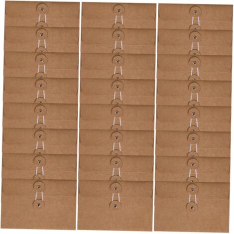30 pièces Enveloppes Vintage Kraft pour Invitations Cartes Remerciement