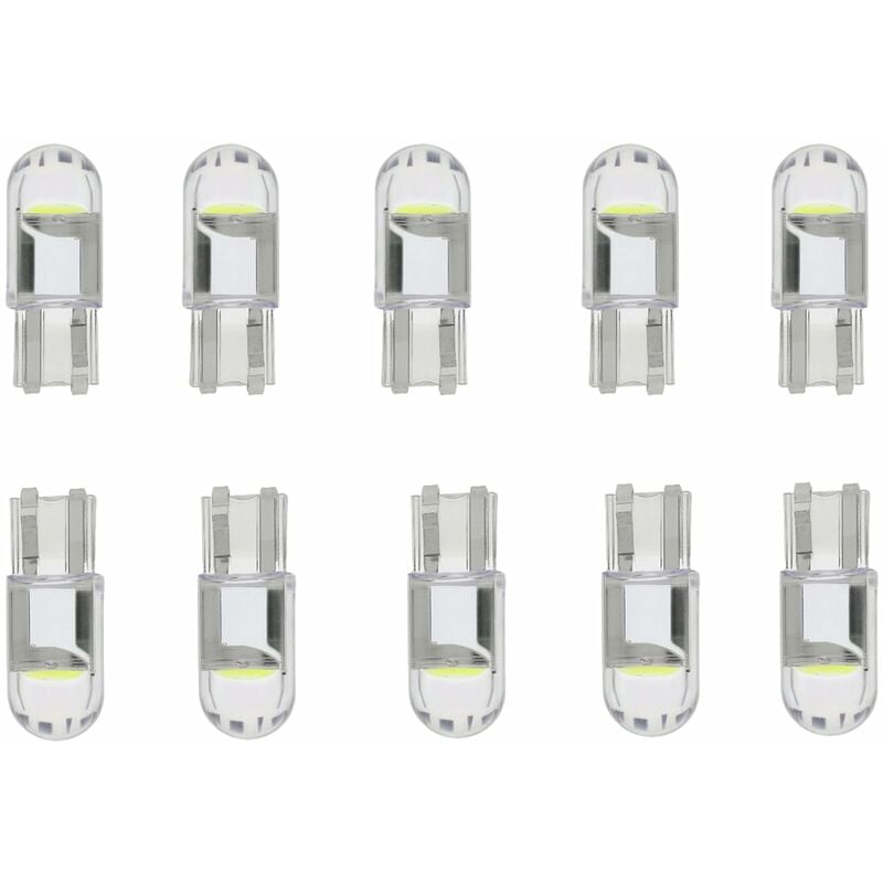 Jusch - 30 Pieces led Ampoule Voiture cob Ampoule de Remplacement,168 Ampoule led,led Interior Car Lights,Ampoule W5W LED,Ampoules led pour Voiture