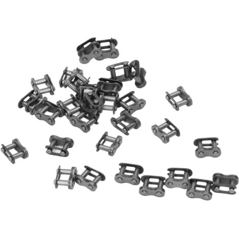 30 Pièces Maillon Maître Chaîne pour Moto, Karting et Mini Moto - Rouleau Connecteur Chaîne N°25