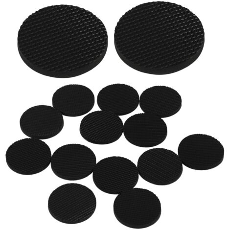 30 pièces Protection Pied de Chaise Noir Antidérapant et de Protection Pied Table pour Sols Durs Protège Meubles et Évite Rayures Lot de Rond et Carré Adapté Chaises