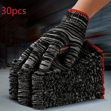 30 pièces  - rayures noires et blanches - épais et résistant - confortable et respirant - lavable à la main ou en machine - adapté à divers usages intérieurs et extérieurs