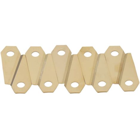 30 pièces Robot Tondeuse à Gazon Titane Robuste Pratique Robot Tondeuse Remplacement pour Bosch Indego Remplacement Robot Tondeuse à Gazon