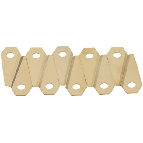 30 pièces Robot Tondeuse à Gazon Titane Robuste Pratique Robot Tondeuse Remplacement pour Bosch Indego Remplacement Robot Tondeuse à Gazon