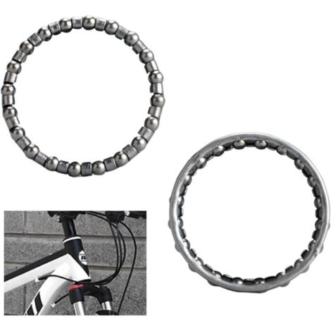 30 Pièces Roulement Cage a Bille Vélo Roulements pour Jeu de Direction Cages a Billes Roulements 40 mm Roulement à Billes Cages avec 20 Billes Cadre Fourche Avant Bead Headset pour Vélo de Mont