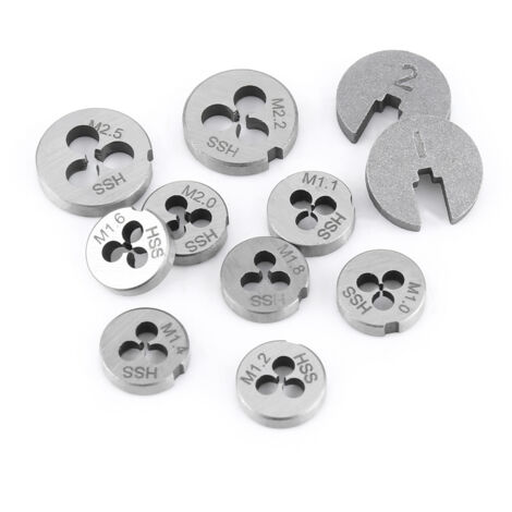30 Pièces/Set de Tarauds, Filières et Clés pour Filetage et Taraudage - Kit d'Outils à Main
