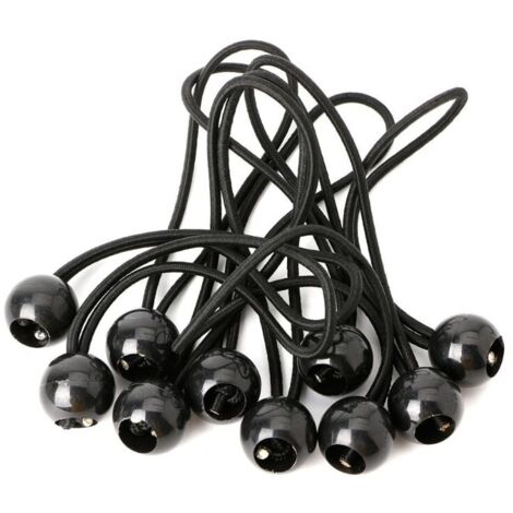 30 Pièces Tendeur Elastique, Tendeur Bache, Sandow Elastique, Tendeur Élastique pour Pavillon, Bâche, Camping, Tente, Rideaux Harnais d’Extension(200mm)-LIAIKI