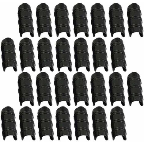30 piezas de clips para invernadero de 32 mm, abrazaderas de manguera para fijar cubiertas a invernaderos de jardín, películas, plantas