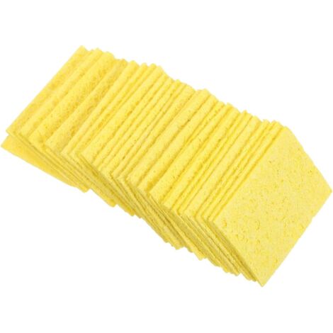 30 ponges de nettoyage pour pannes de fer souder 35 x 55 mm