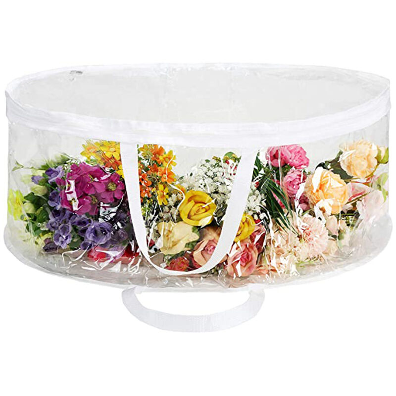 30 pouces quatre saisons tous les jours maison sac de rangement sac de rangement transparent guirlande Festival sac de rangement(7620cm)