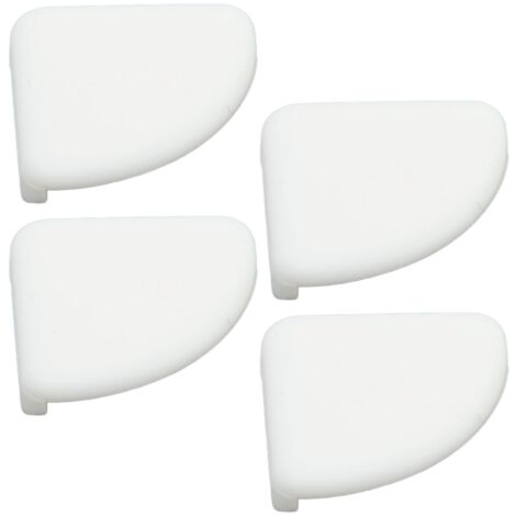30 protections d'angle en silicone pour meubles, sécurité enfant, coins arrondis, blanc, lot complet