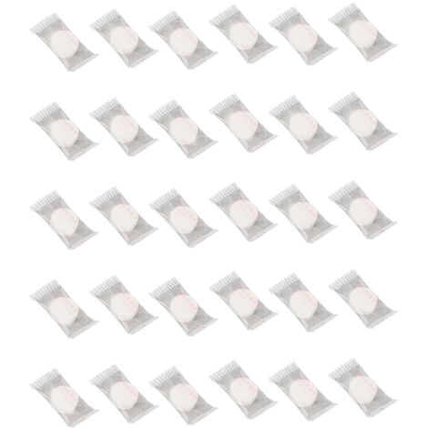 30 Serviettes Compressées Jetables pour Voyage - Lot de Lingettes Miniatures Individuelles