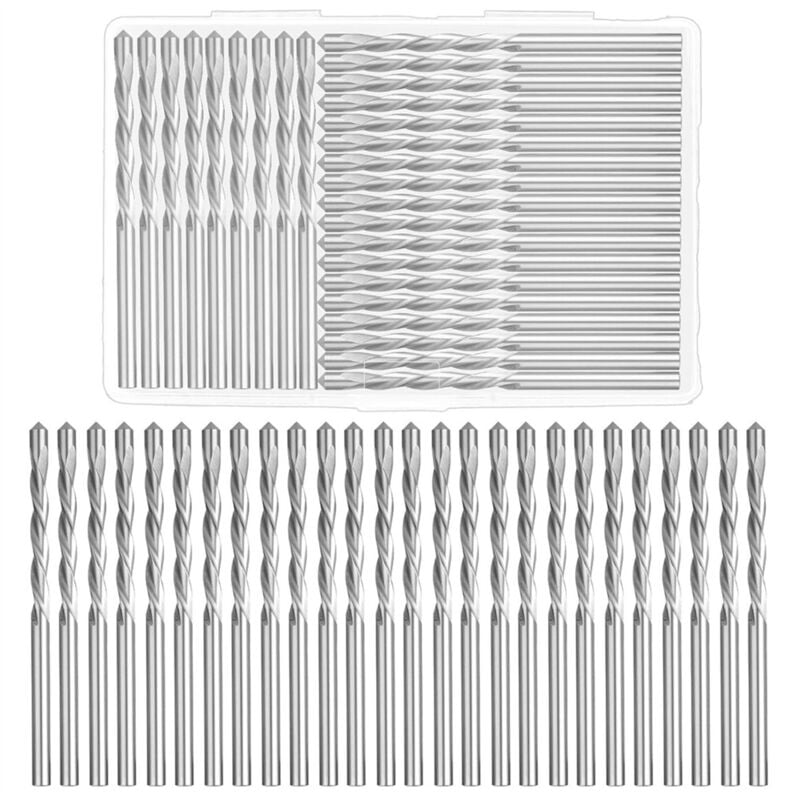Image of 30 Stück 1/8 Zoll Trockenbau-Bits Großschneidbohrer für Werkzeuge zur Verwendung mit Spiralsäge