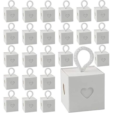 30 Stück Geschenkbox aus Karton, Süßigkeitenbox für Hochzeiten, Süßigkeiten-Geschenkbox für Hochzeiten, Geschenkverpackungsbox, leere Geschenkbox aus Kraftpapier, für Schokolade, Schmuck, Geburtstagsf