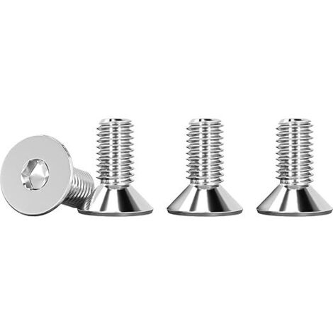 30 Stück M5 X 10mm Senkschraube Edelstahl V2A VA A2 Innensechskantschraube DIN 7991 / ISO 10642 Senkkopfschrauben Rostfrei Silber Maschinenschrauben Metrisches Regelgewinde