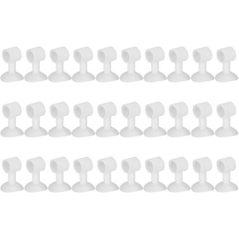 30 Stück Silikon-Türstopper, stoßdämpfende Griffstopper, selbstklebende Wandschutzpads
