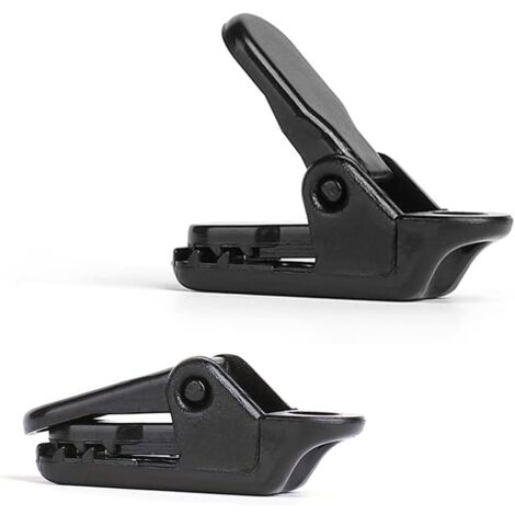 30 Stück Zelt-Clips, Planen-Clips, kleine Clip-Typ-Planen-Stützklammern, winddichte Markisen-Clips, Camping-Markisen-Clips, Kunststoff-Krokodilklemmen für den Außenbereich