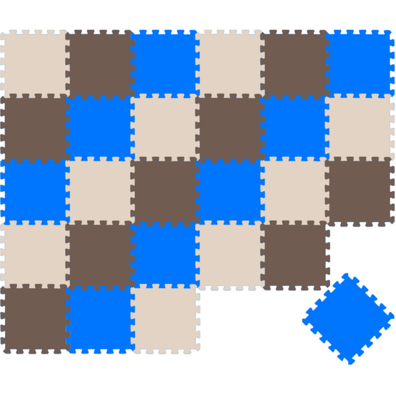 27 Tapis de Sol épais pour Bébé Enfant - 30x30 Dalles Puzzle Carré en Mousse eva
