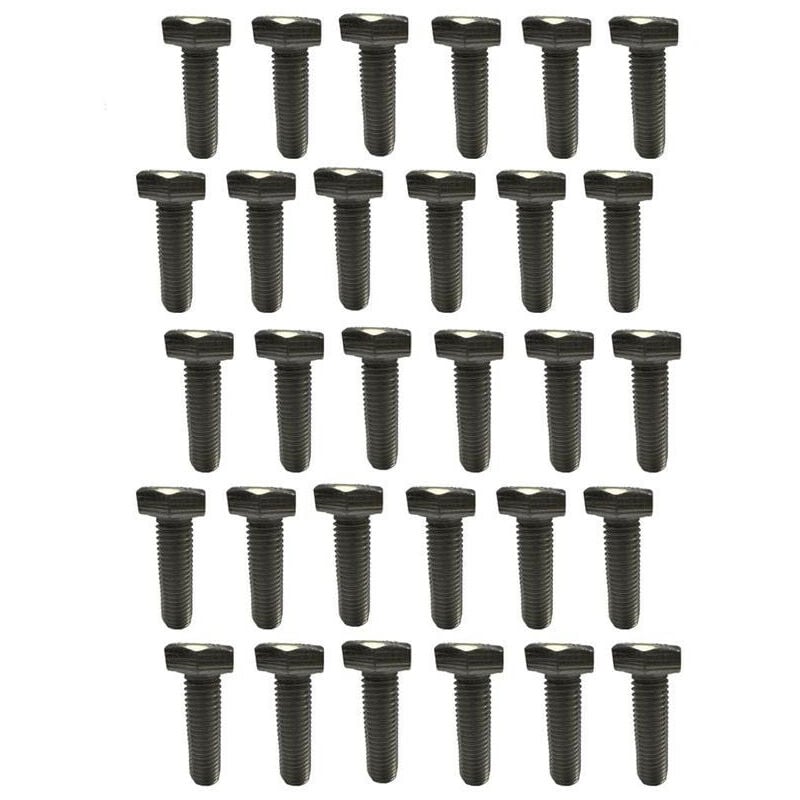 Sans Marque - 30 vis 12 x 40 mm hexagonales inox a4 aisi 316