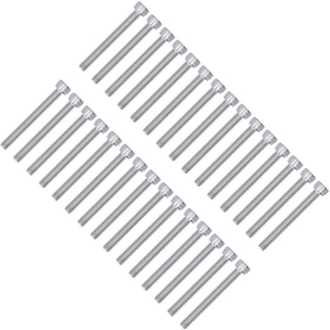 30 Vis à tête cylindrique M5 Inox A2 - Kit 40mm - 30 Unités