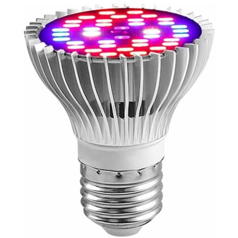 30-W-Vollspektrum-LED-Pflanzenlampe für Zimmerpflanzen, Gemüse und Blumen, E27-LED-Birne für Hydrokultur-Gewächshäuser, langlebig und hocheffizient