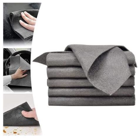 30 x 30 chiffons de nettoyage magiques épais,Lingettes de nettoyage miracle sans traces Chiffon de nettoyage réutilisable microfibre