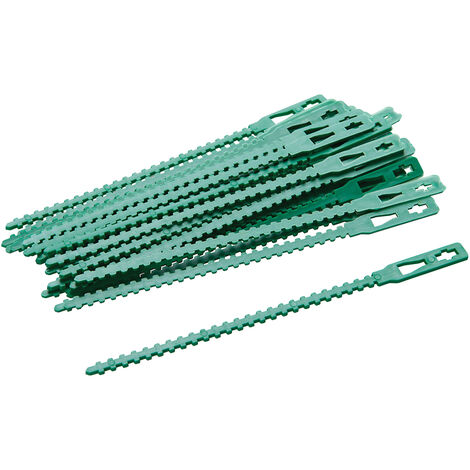 30 x verstellbare Pflanzenbinder 135 mm