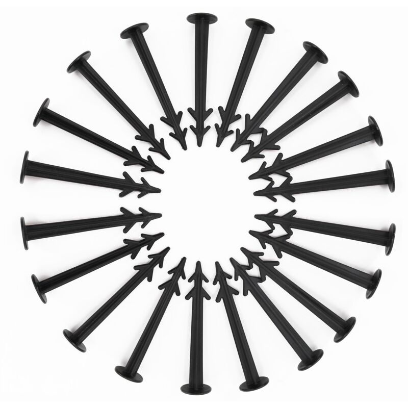 300 ancrages au sol, fixation pour voile de paillage anti-mauvaises herbes, film de paillage de jardinage, tissu au sol