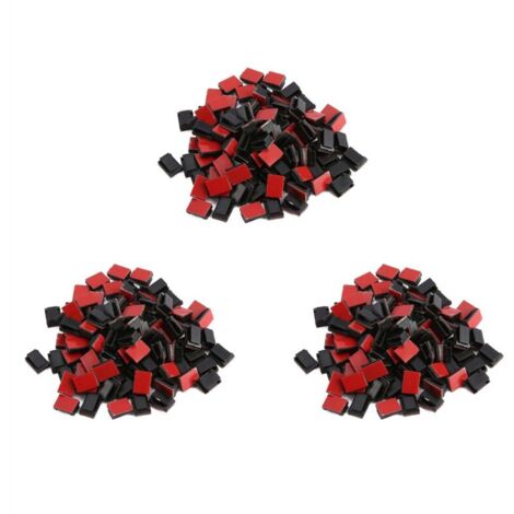 300 attaches de câble adhésives, sangle de rangement pour câbles de voiture-AquaForge