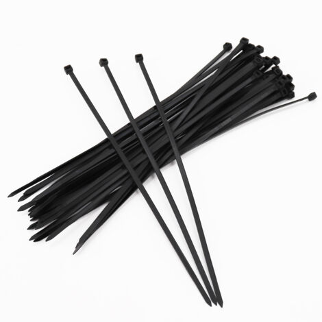 300 bridas para cables de 300 mm x 4,8 mm para red de sombra, protección visual para valla