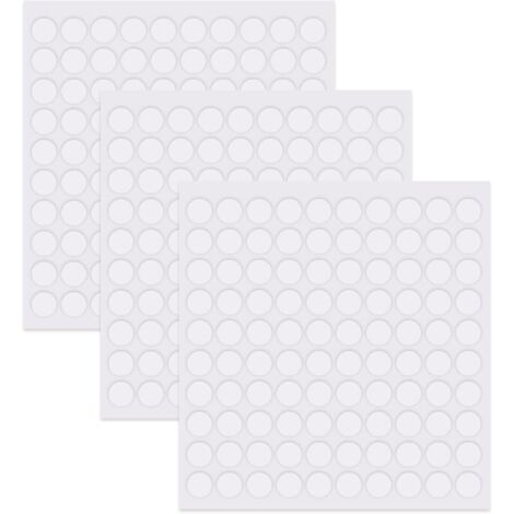 300 doppelseitige Klebepads, transparenter Klebstoff, ablösbare runde Aufkleber, rückstandsfreies Klebeband für Partydekorationen, DIY-Projekte und Heimdekoration – 6 mm