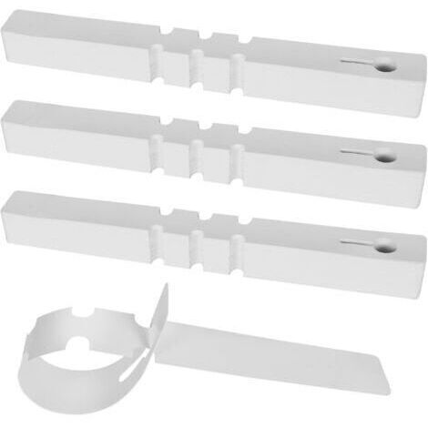 300 étiquettes de plantes (blanches), étiquettes de jardinage suspendues en PVC, étiquettes suspendues enveloppantes, étiquettes de pépinière