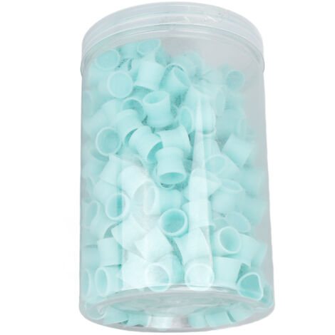 300 godets jetables en silicone bleus pour tatouage, idéaux pour encres et peintures artistiques, lot économique.