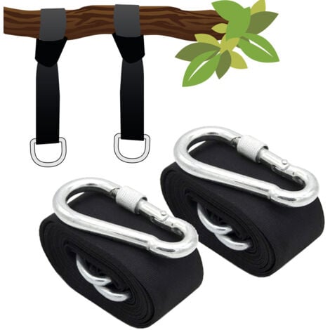 300 kg Fixation à bascule 2 sangles - 300 x 5 cm Arbre résistant à la déchirure