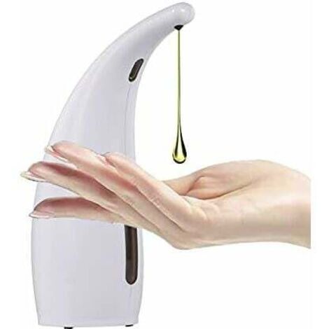 300 ml automatischer Seifenspender, Sensor-Infrarot-Flüssigseifenspender, Handwaschspender für die Küche für das Badezimmer, Hotelrestaurant, Weiß