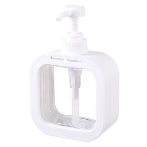 300 ml plastic soap dispenser, transparent soap bottle for kitchen and bathroom