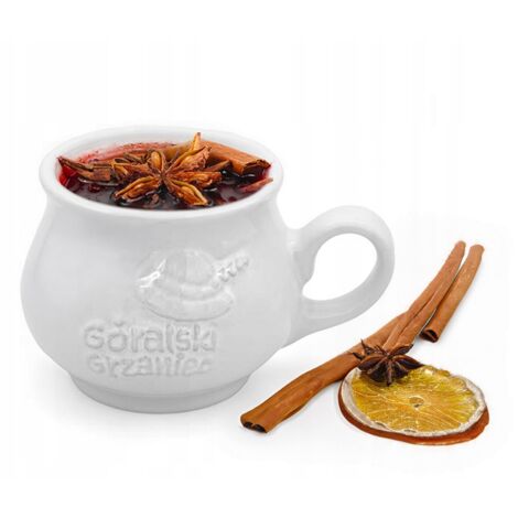 300 ml Steingutbecher für Glühwein für HIGHLANDER WHITE MULLED WINE