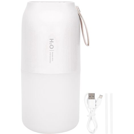 300-ml-Ultraschall-Diffusor mit USB-Aufladung, Dual-Nebel-Funktion und weißem Nachtlicht, 2 Geschwindigkeitsstufen