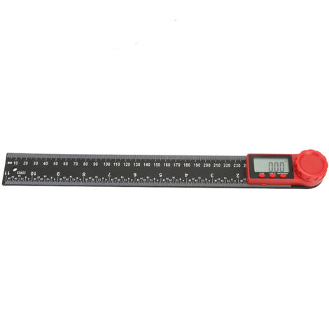 300-mm-Digitalgoniometer aus Kunststoff – Präziser elektronischer Winkelmesser (0,05°)