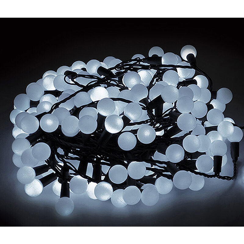Image of 300 palline luminose bianco freddo luci led per albero di natale da esterno o interno spetacolari catena lunga 21 metri