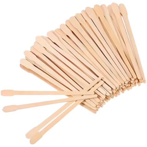 300 PCS Baton Epilation Cire 88mm, Spatule Epilation Visage, Spatule Cire Epilation, Spatule Bois Epilation, Baton Cire Epilation Petite