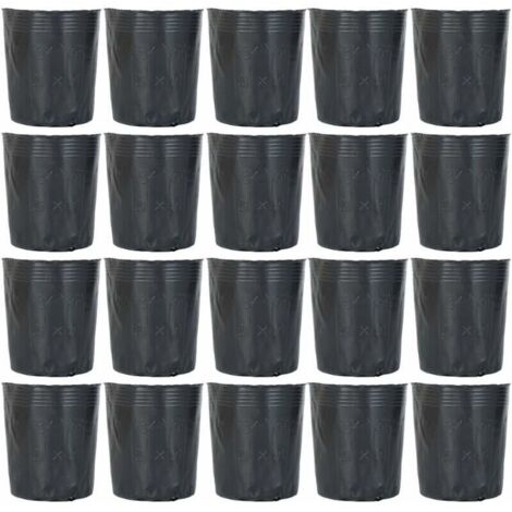 300 Pcs Pépinière De Plantes Pots en Plastique Pot De Démarrage Dégradable Jardin Fleur Nutrition Pot Outil De Jardin pour Plantes Succulentes Boutures Semis 12X12 Cm