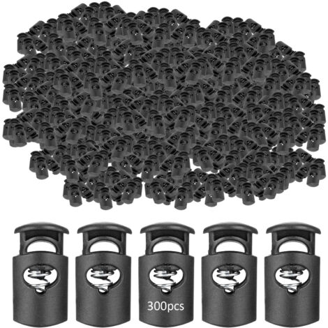 300 Pièces Serre-Câbles à Ressort en Nylon pour Bagages et Vêtements, Accessoires de Rangement