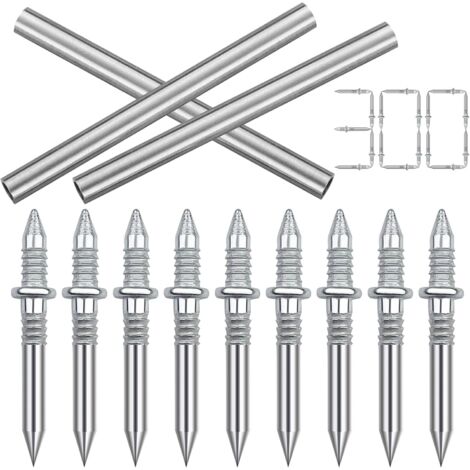 300 Pièces Vis de Sécurité, Invisibles Sans Soudure à Double Tête, Clou, Clous Tapissier, Vis et Fixations, Livré avec 3 Outils à Douilles Spéciaux pour Décoration, Intérieure de la Maison